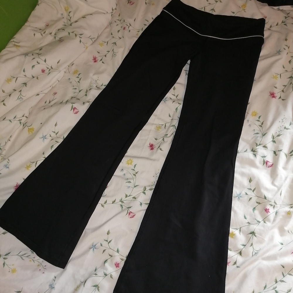 TNA yoga pants - black - bootcut/flare